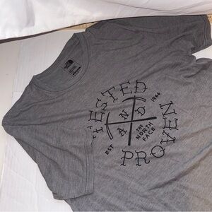 The North Face Tested & Proven Short Sleeve Grey Shirt Mens Large